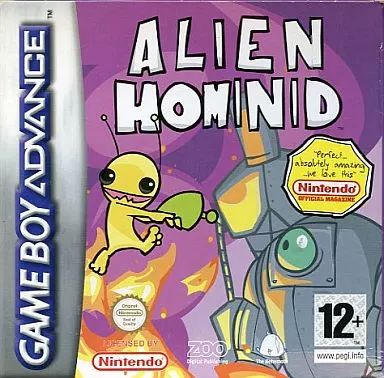 GBAソフト EU版 ALIEN HOMINID 版本体動作可