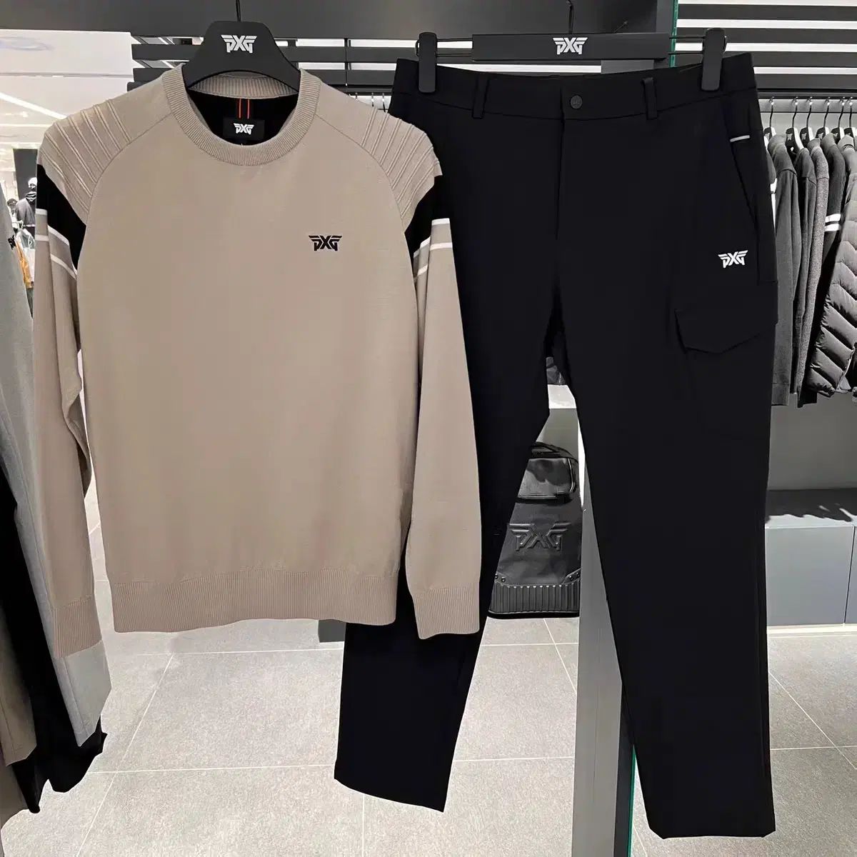 Hot人気 メンズゴルフウェア PXG 長袖ラウンドTシャツ 2 メンズトップス009