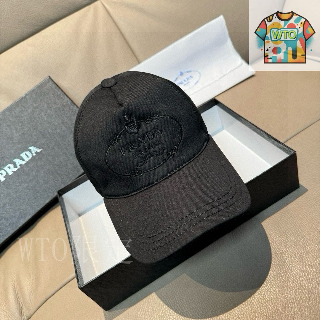 【PRADA】カーブピーク ベースボール ハット☆SALE中 今日特価】Prada 新款原?ベースボール - メルカリ