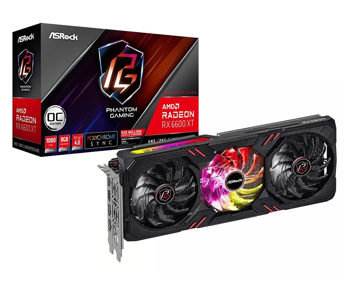 【新品・2営業日で発送】ASRock Radeon RX 6600 XT Phantom Gaming D 8GB OC PCIExp 8GB 