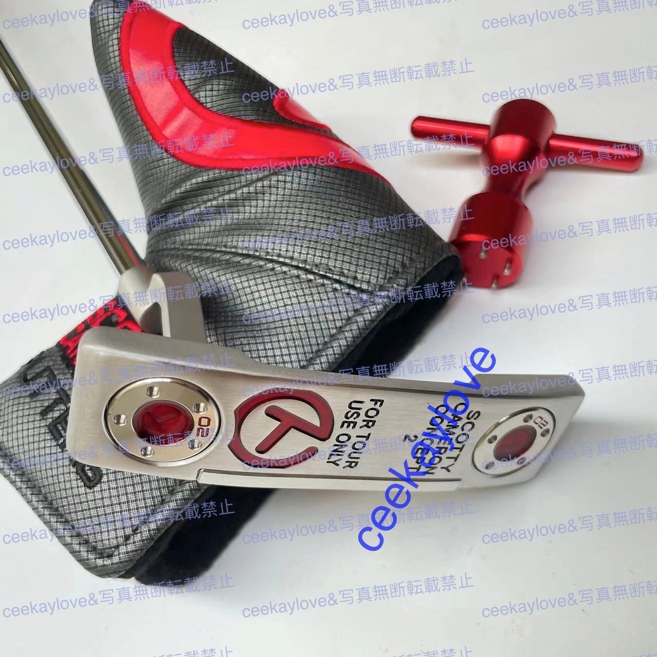 Scotty Cameron - ゴルフ　クラブ　パター　サークルT  赤　34 スコッティキャメロン ツアーパター スクエアバック2 サークルT