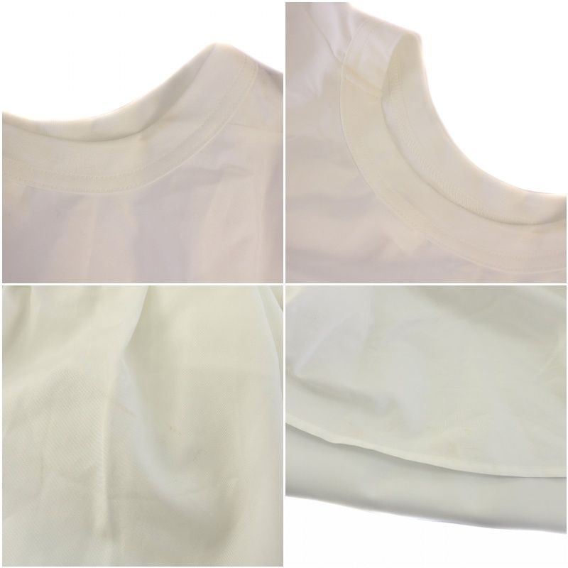 ノワールケイニノミヤ  kei ninomiya COMME des GARCONS AD2019 シャツ ブラウス 半袖 ベルト S 白 3E-T020 /BM レディース ノワールケイニノミヤ kei ninomiya COMME des GARCONS AD2019