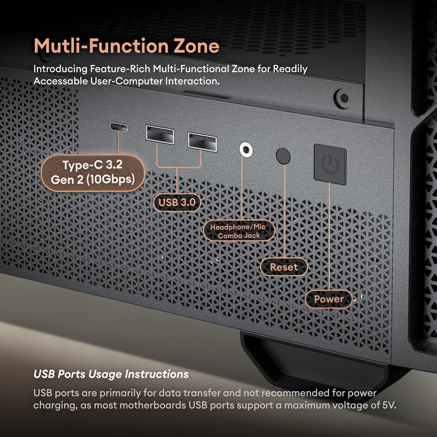 Okinos Cypress 3 Wood Micro-ATX対応ミドルタワーケース ブラック MEBLE-SODAR_PL