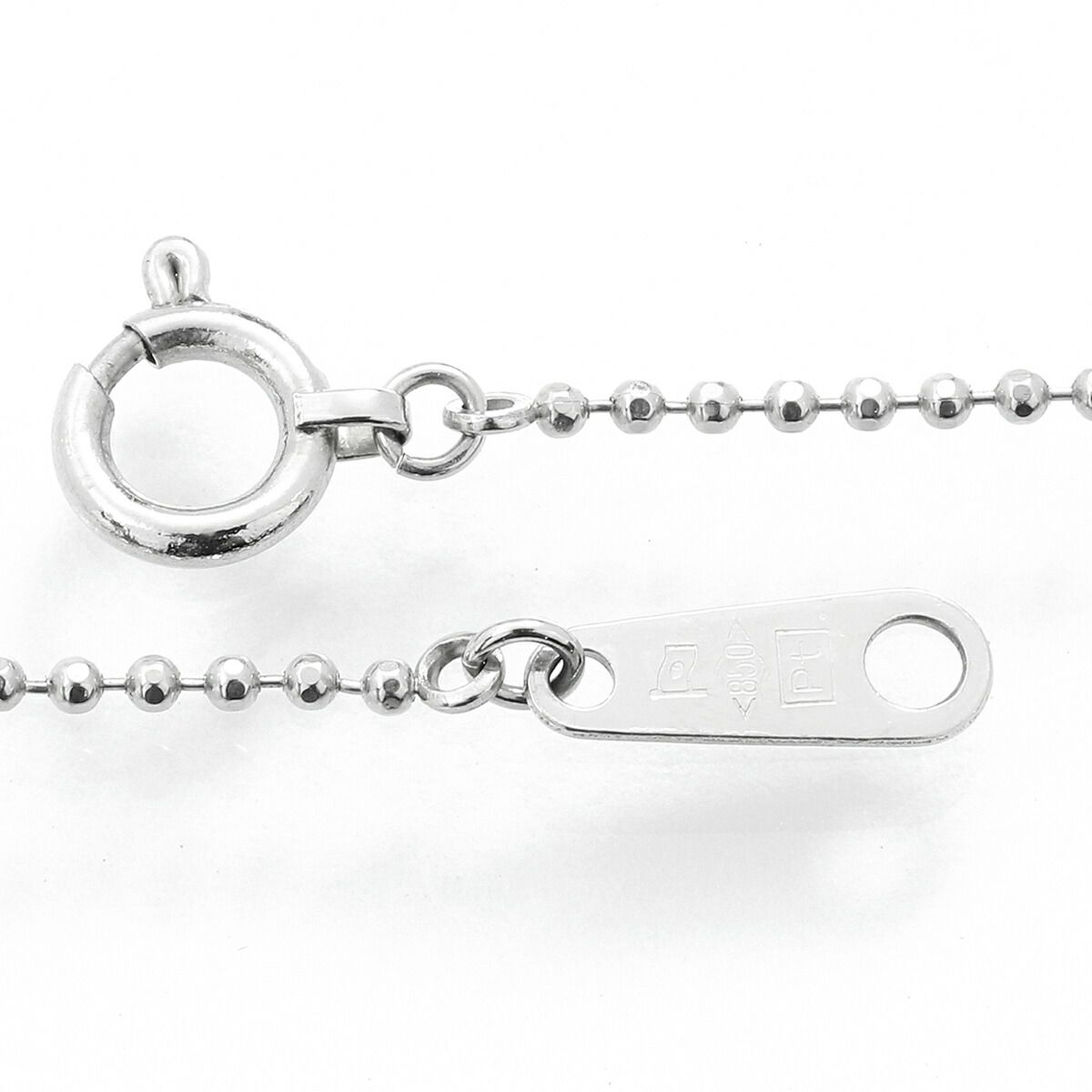 ペンダントネックレス ルビー 0.43ct ダイヤモンド Pt850 中古  