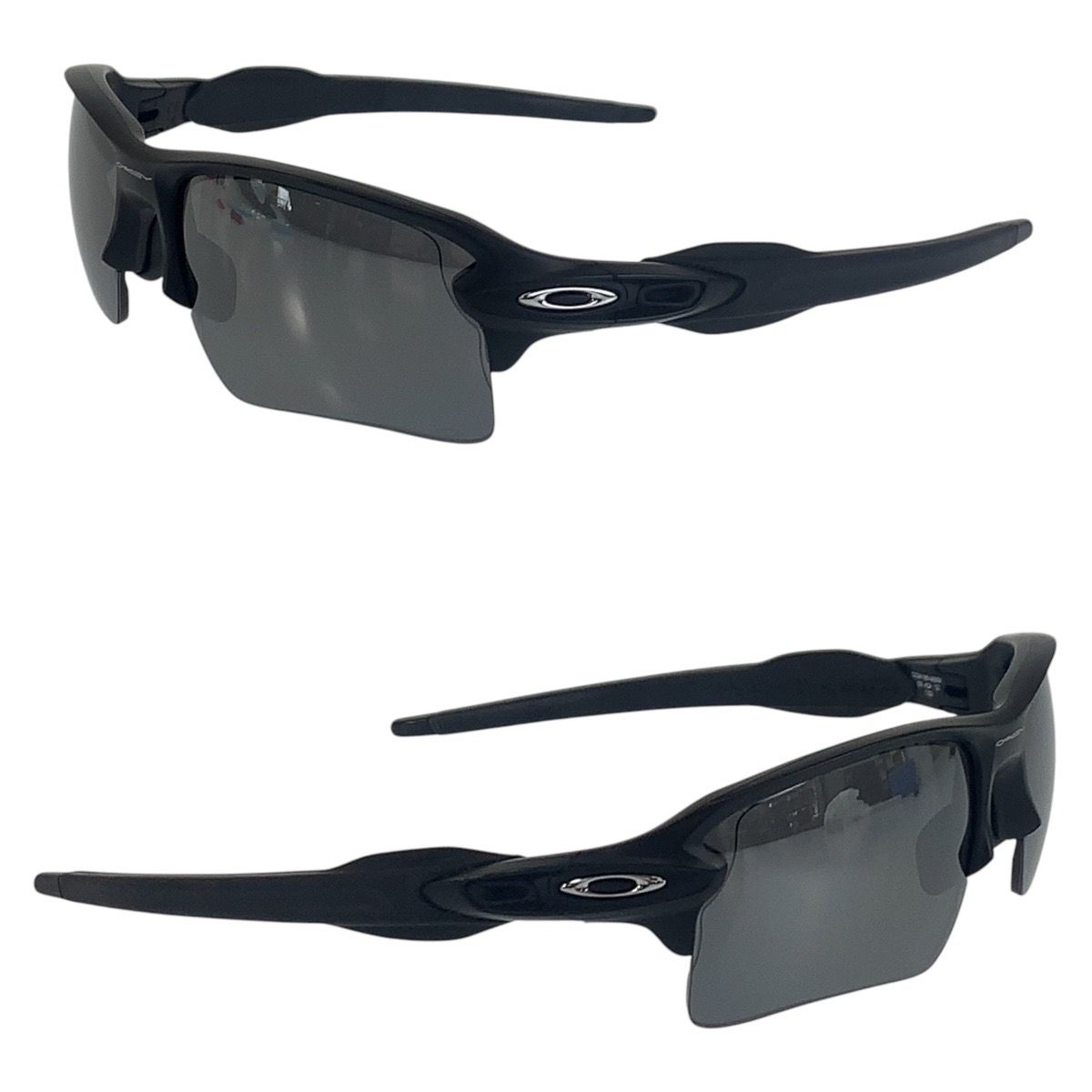美品 OAKLEY オークリー ミラーレンズ ブラック 黒 シルバー金具