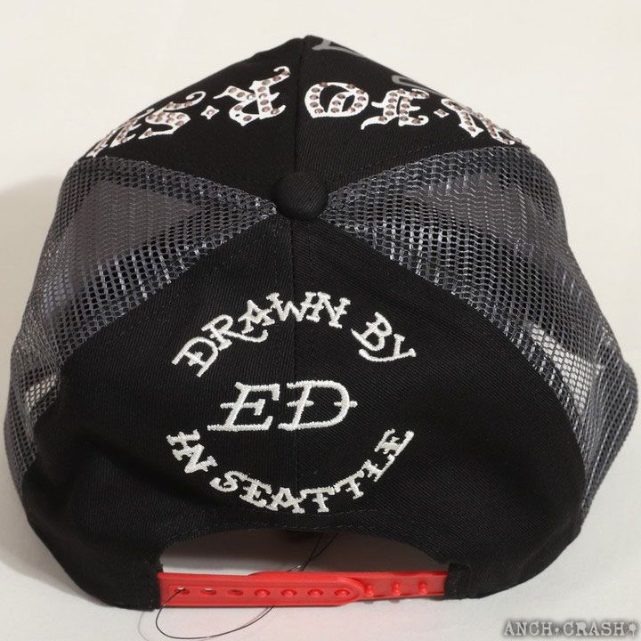 Ed Hardy エドハーディー ツイルメッシュCAP EDH-2416 刺繍