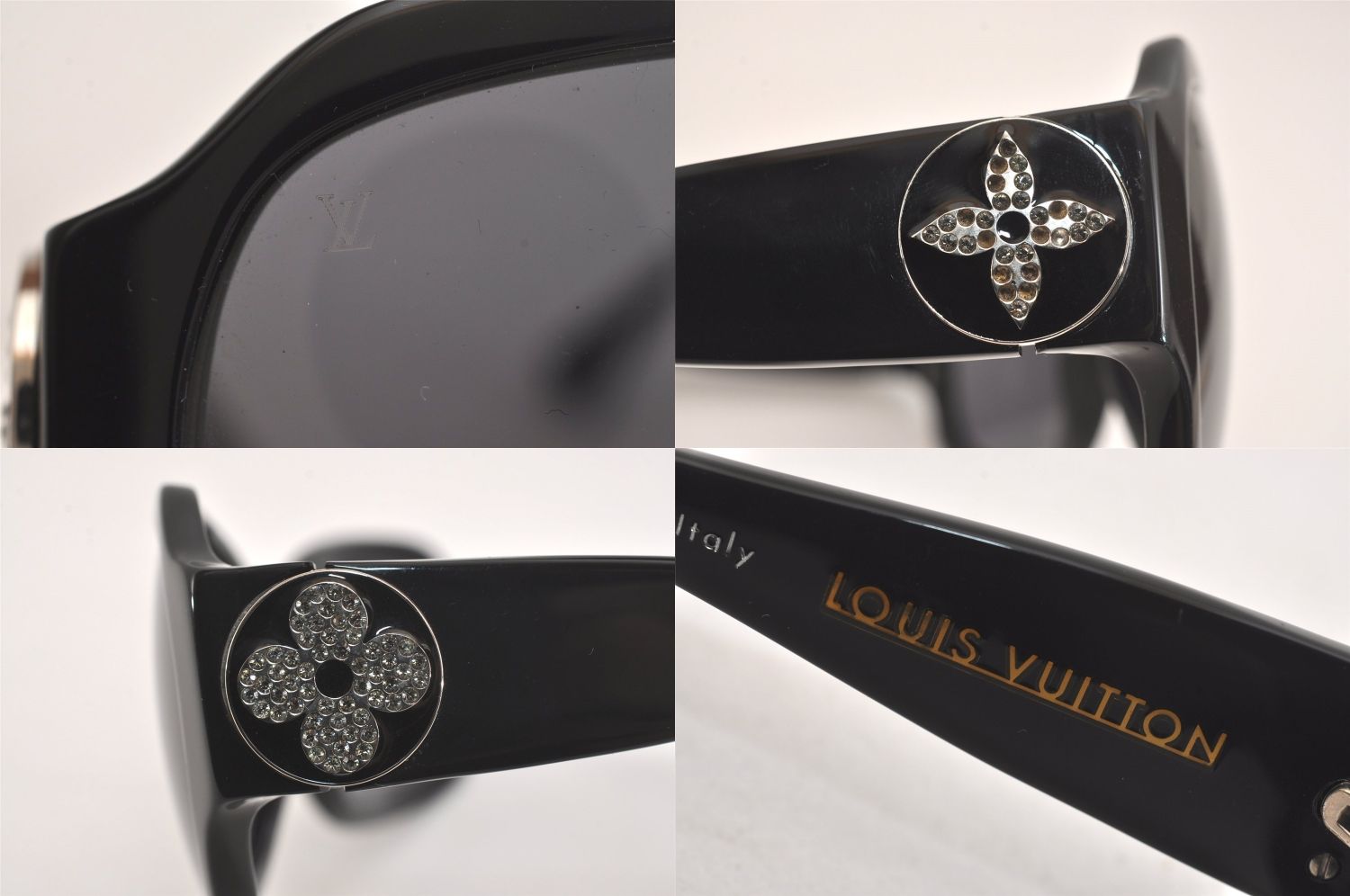 ルイヴィトン サングラス ウルスラストラス ラインストーン 黒 Z0145W LOUIS VUITTON ルイヴィトン サングラス ウルスラストラス