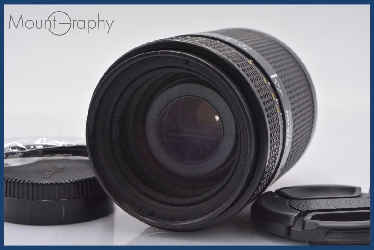 上 ニコン Nikon AF NIKKOR 70-210mm F4-5.6 前後キャップ-レンズフィルター付 完動 同梱可 am132