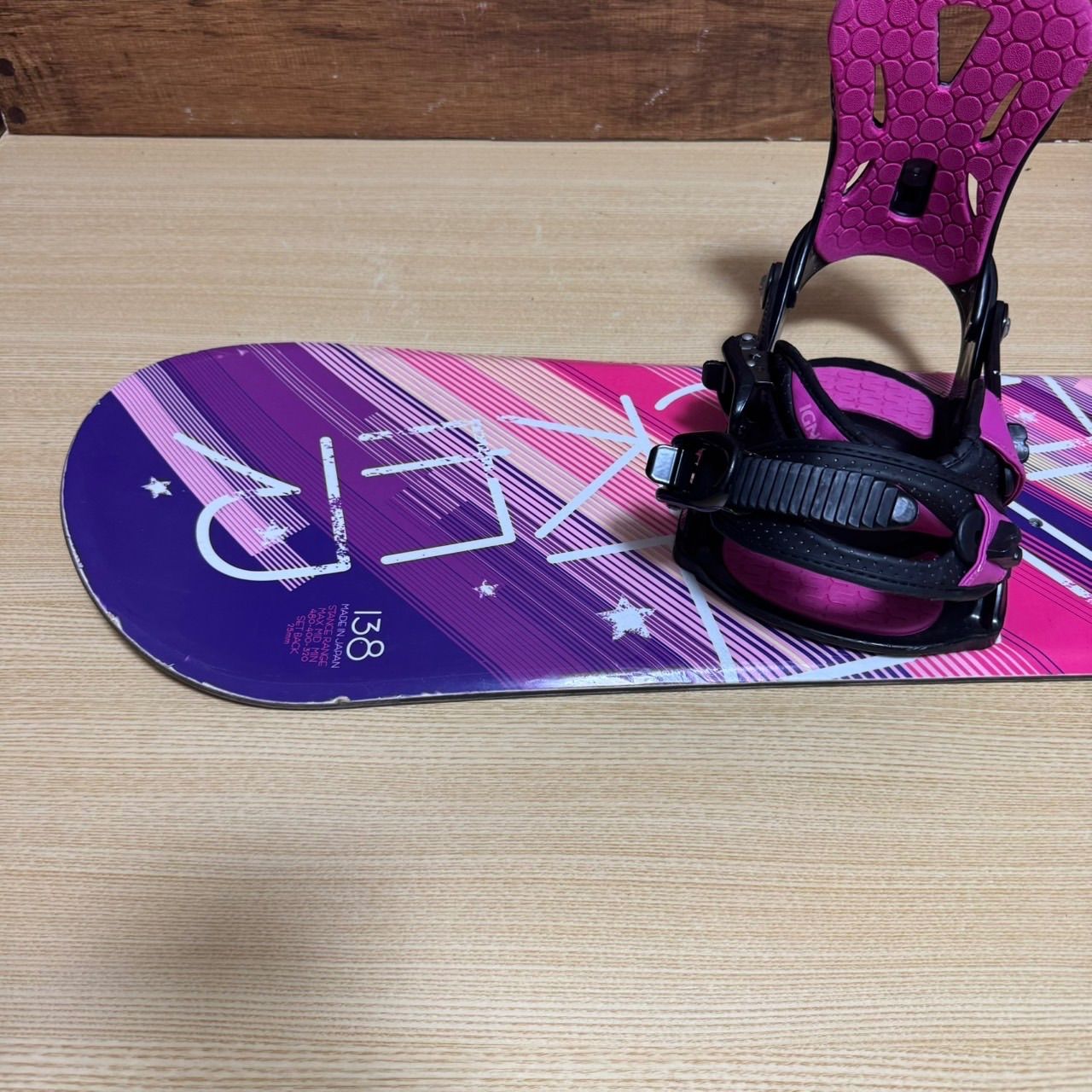 IGNIOイグニオ レディース スノーボード 2点セット 138cm