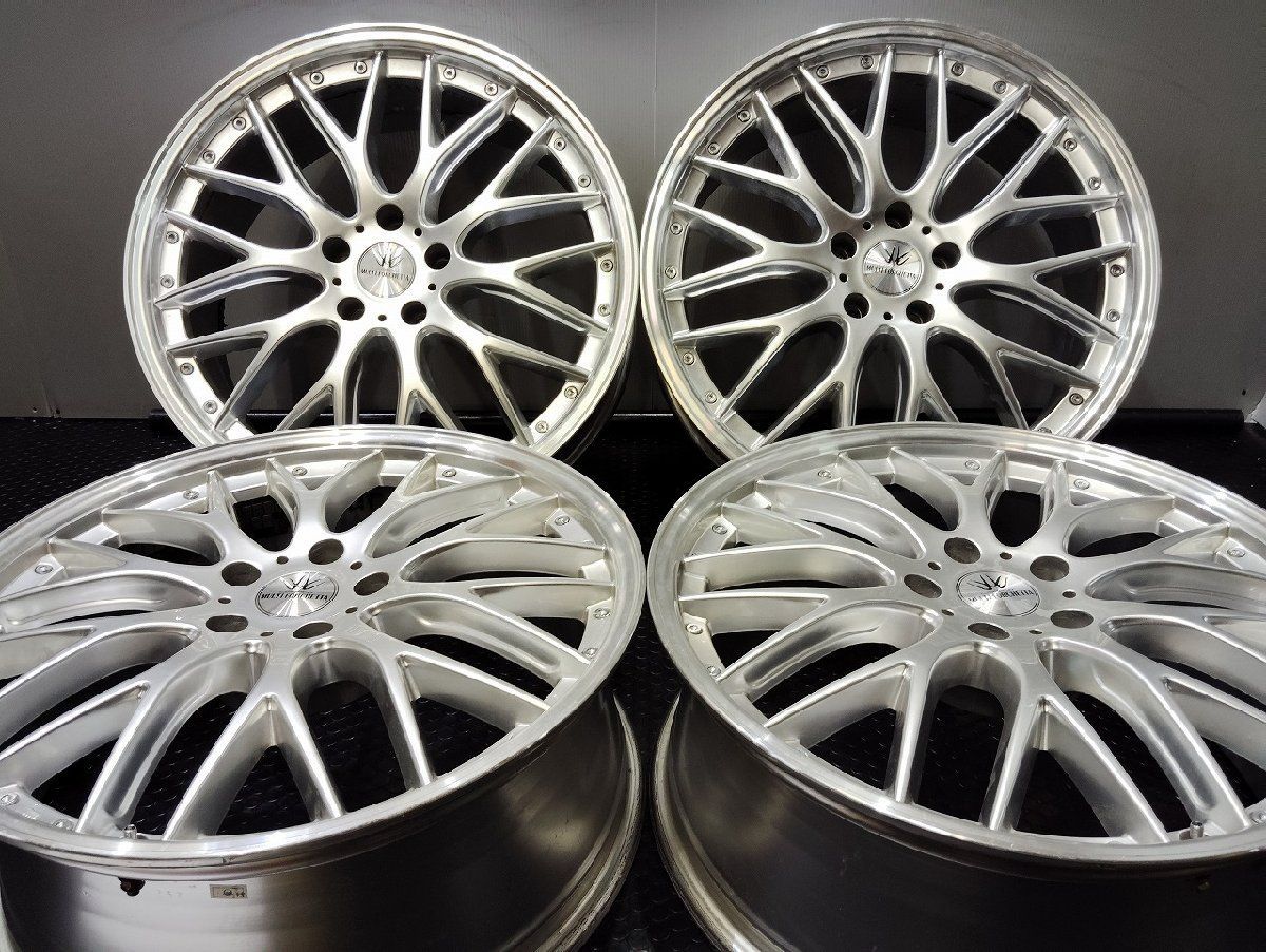 BADX ロクサーニ マルチフォルケッタ 社外ホイール 20インチ 4本 8J5HPCD114.3 38 アルファード ヴェルファイア RX等 VHH522