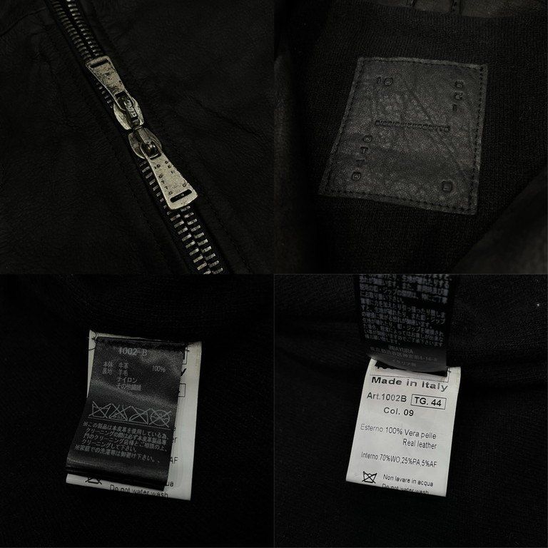 10sei0otto カウレザーダブルライダースジャケット ブルゾン コート