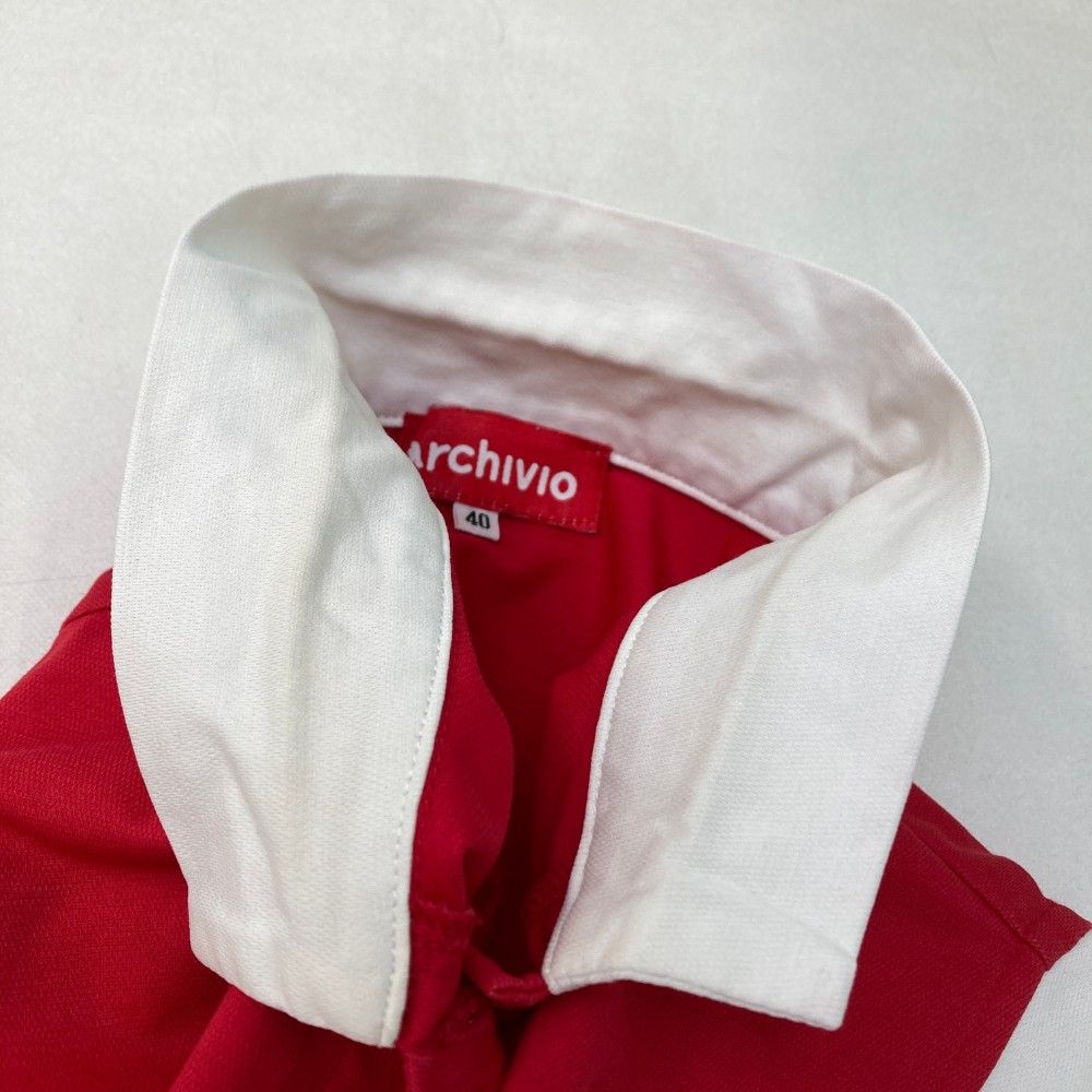 早い者勝ち❣️ARCHIVIOアルチビオノースリーブポロシャツ　40サイズ 未使用品 レディース アルチビオ archivio ノースリーブ 40(L