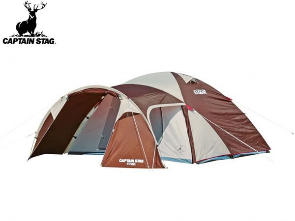 キャプテンスタッグ エクスギア 2ルームドーム270 4～5人用 UA-18 テント キャンプ アウトドア 送料無料