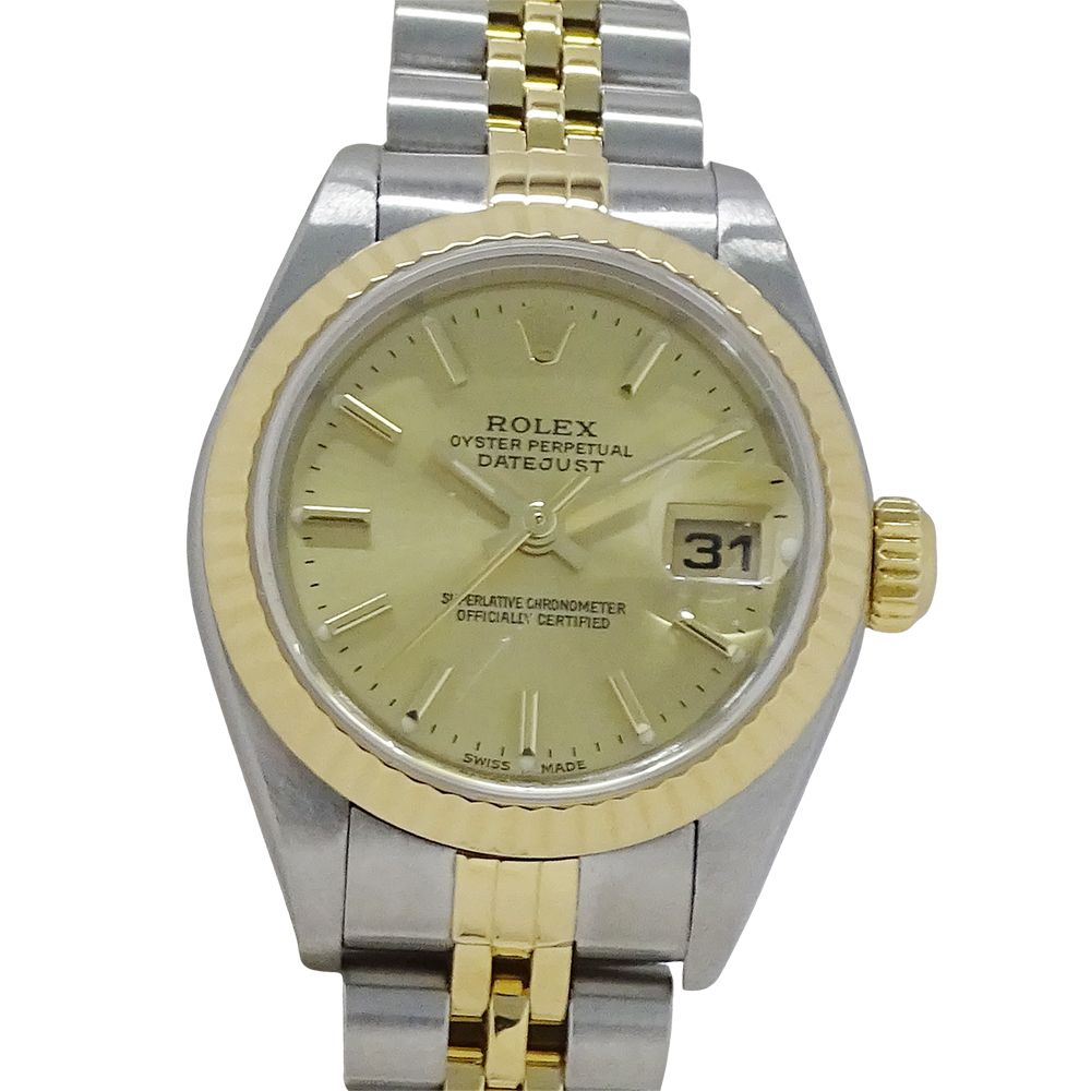 ロレックス ROLEX デイトジャスト 79173 K番 時計 レディース