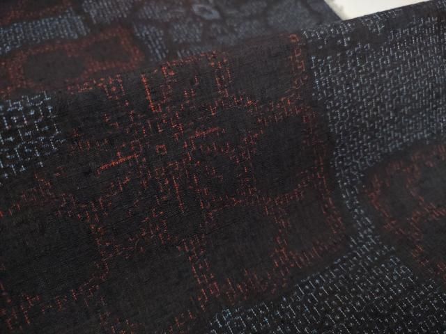 平和屋本店□極上 本場結城紬 重要無形文化財 反物 奥順謹製 100亀甲