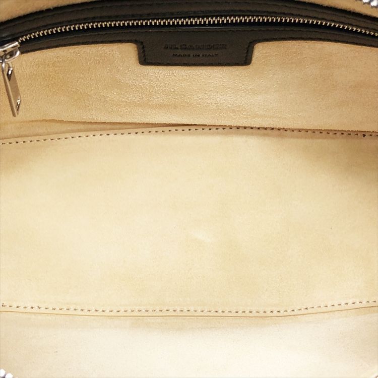 【Jil Sander】ロゴ エンボス編込ストラップ ショルダーバッグ JIL SANDER (ジル・サンダー) エンボスロゴ ストラップ クロス