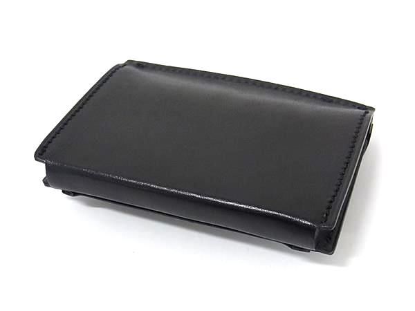 万双 厚コバシリーズ 名刺入れ マンソウ ブラック 厚コバ 名刺