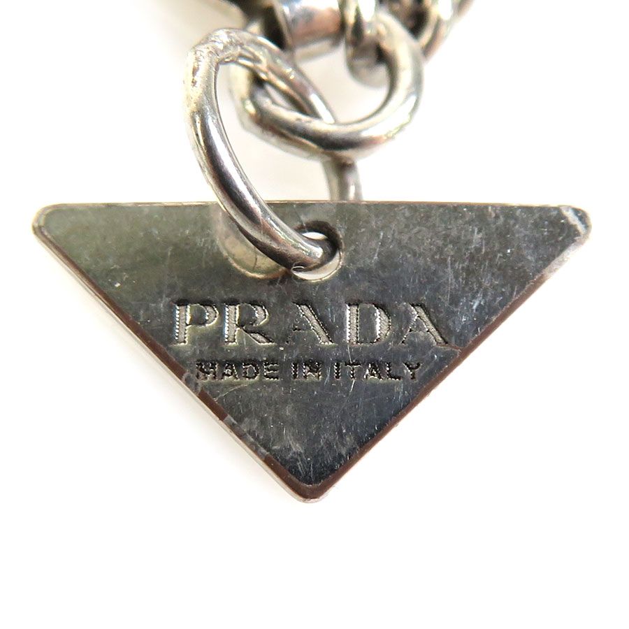 プラダ PRADA ネックレス トライアングル ロゴ ネックレス
