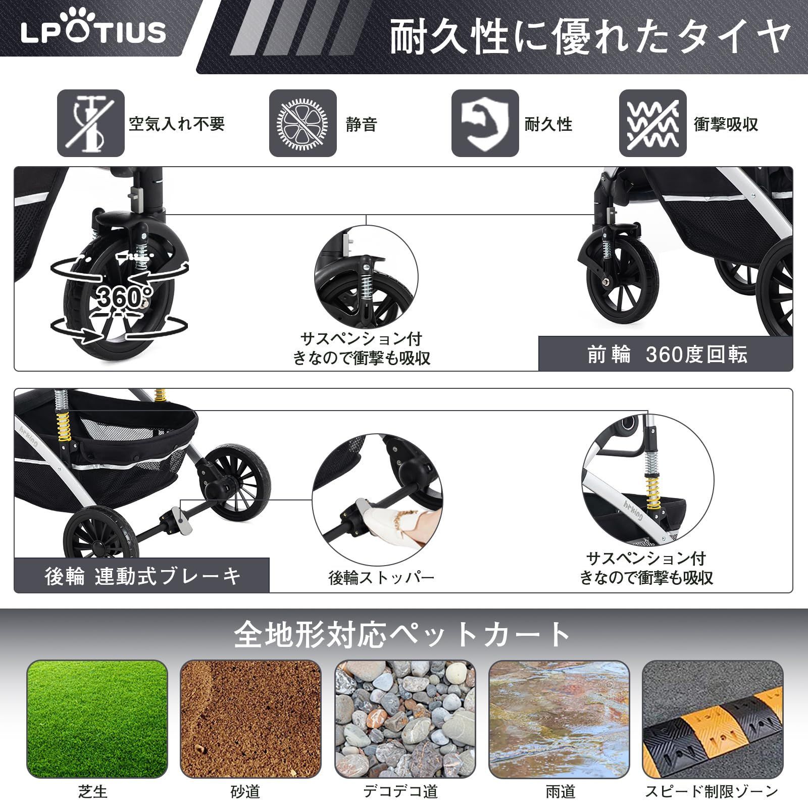 前輪360°回転 介護用