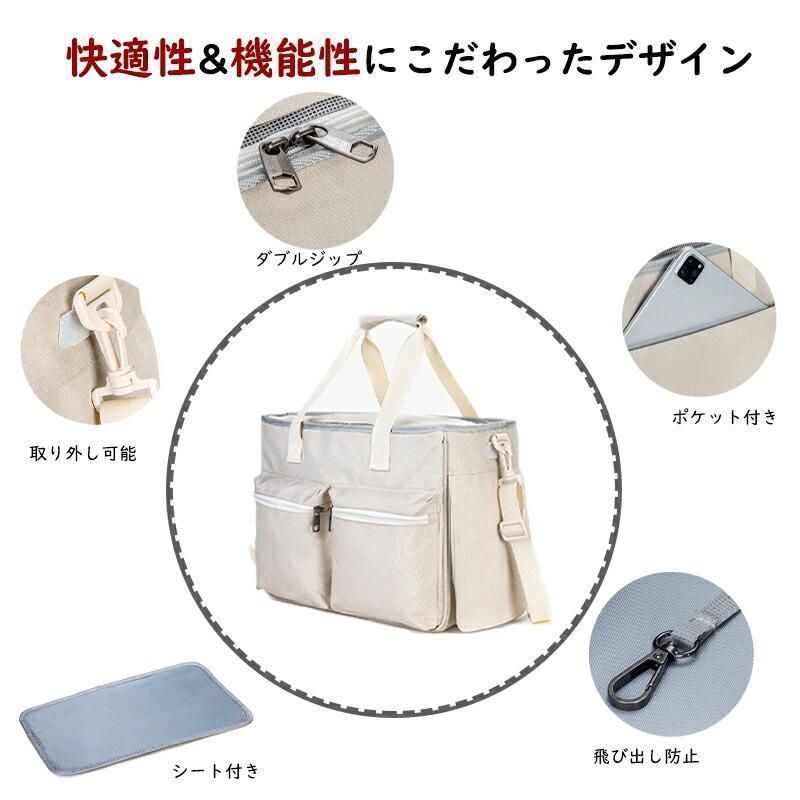 ペットキャリー ペットキャリーバッグ 2way 猫 犬 バッグ 本物 斜