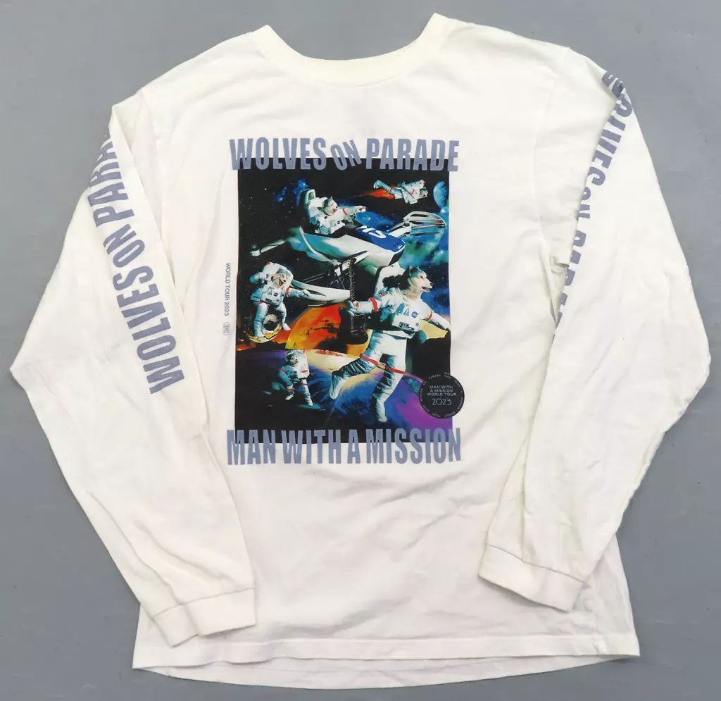 中古】Tシャツ MAN WITH A MISSION W.O.PツアーTシャツ ホワイト