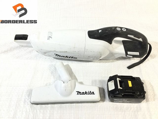 makita マキタ 18V 充電式クリーナー CL281FD バッテリー1個 BL1860B 18V6.0AH コードレス ハンディ 掃除機 90126