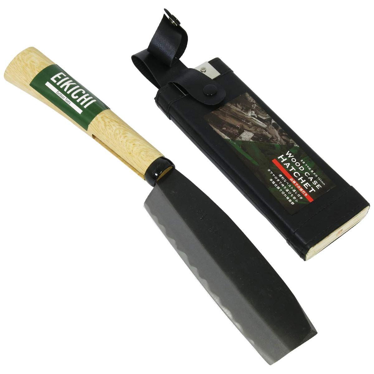 サヤ鉈 永吉 黒 片刃 近与 KONYO 31569 165mm