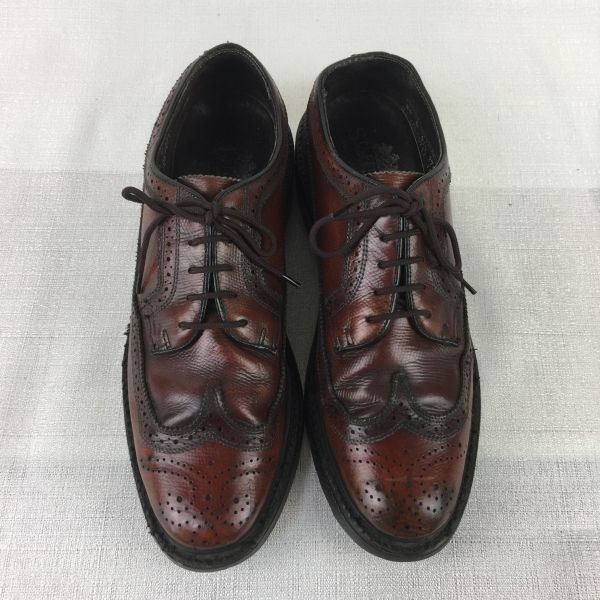 80s?USA製 Vintage☆STAFFORD スタフォード【8.5 B 25.0-25.5-26.0 茶 