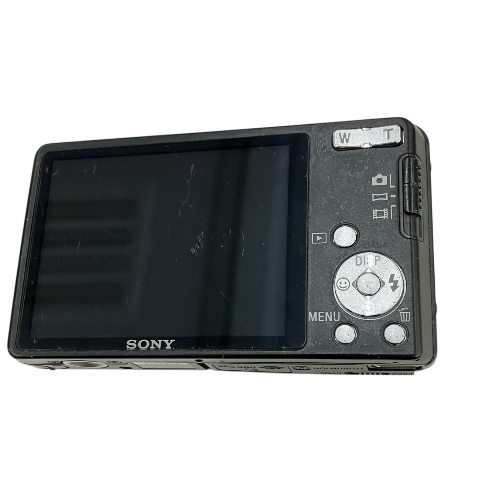 186000 動作未 SONY ソニー デジタルカメラ Cyber shot DSC W 350 ブラック