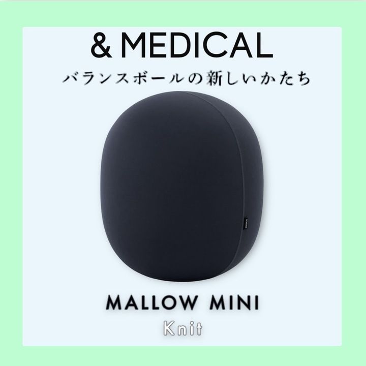MALLOW バランスボール &MEDICAL ブラック &MEDICAL バランスボール