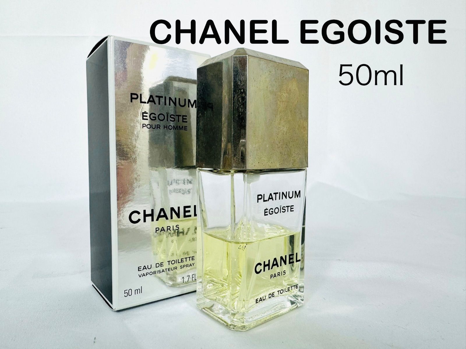 香水　CHANEL  PLATINUM EGOISTE   50ml   5割程度　az MID