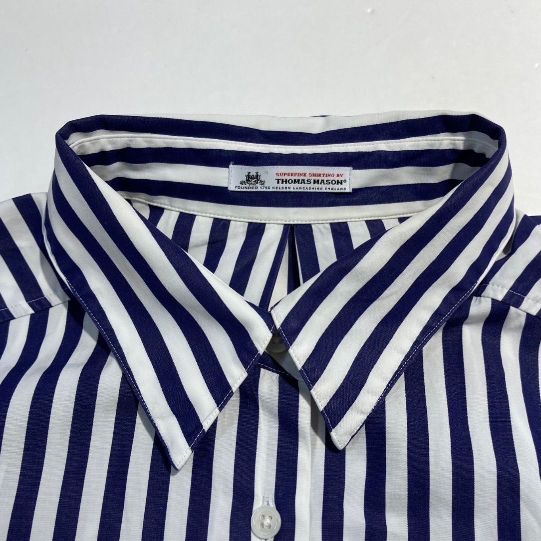 タグ付新品　フレームワーク　シャツ　ストライプ FRAMe WORK フレームワーク Thomas Mason ストライプシャツ サイズ36