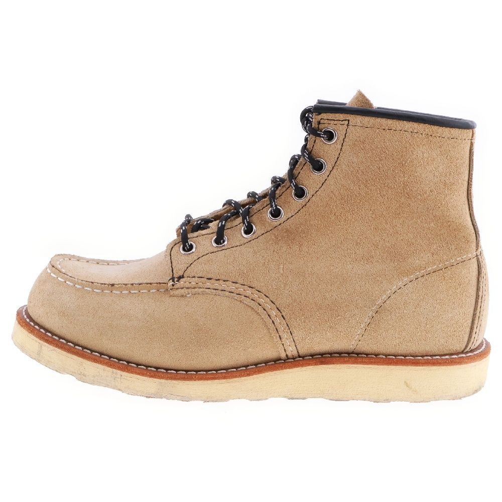 RED WING (レッド ウイング) 6-inch Classic Moc 6インチ クラシックモック レースアップ スウェードショートブーツ ベージュ US8.5 08173-1