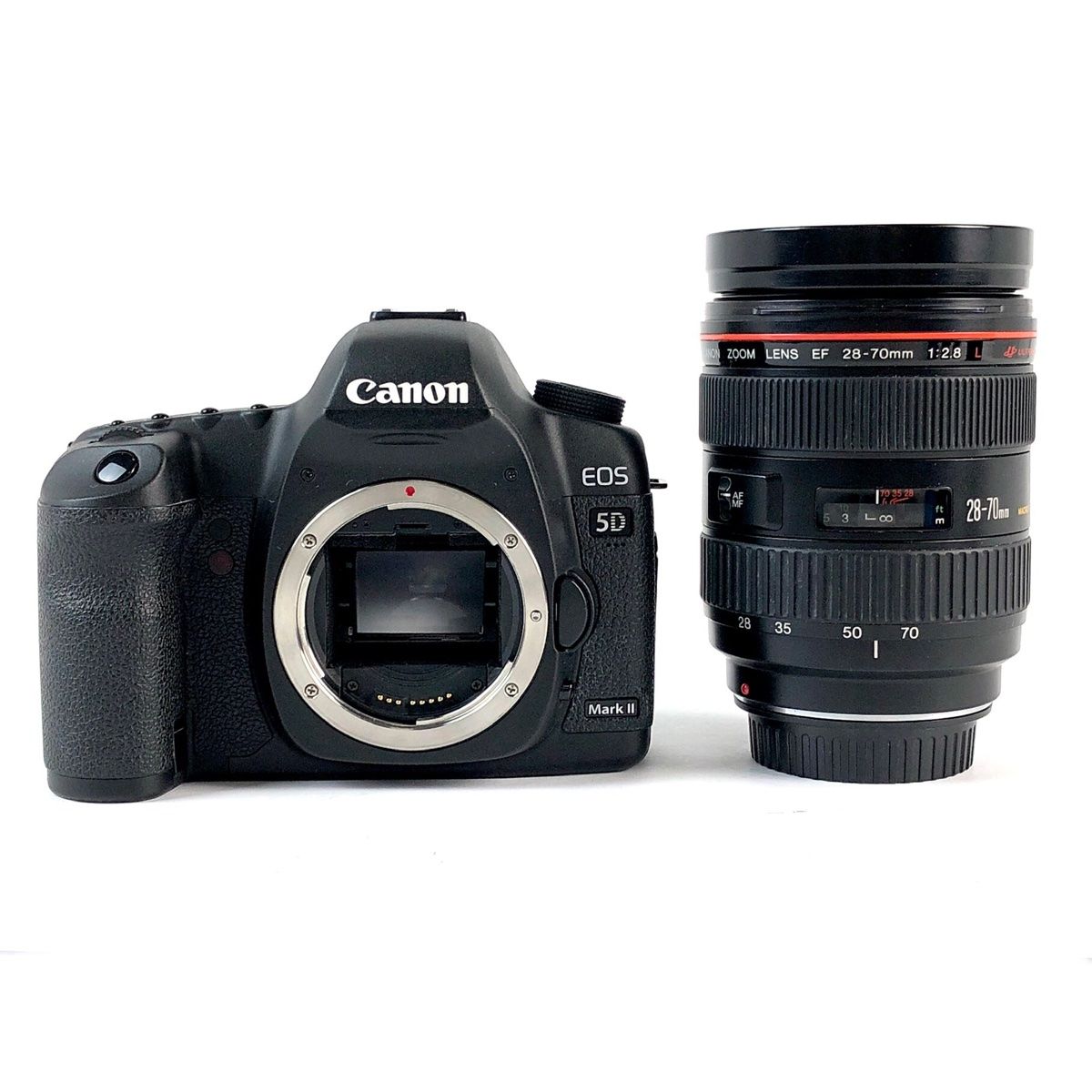 キヤノン Canon EOS 5D Mark II + EF 28-70mm F2.8L USM デジタル 一眼レフカメラ 【中古】 - メルカリ