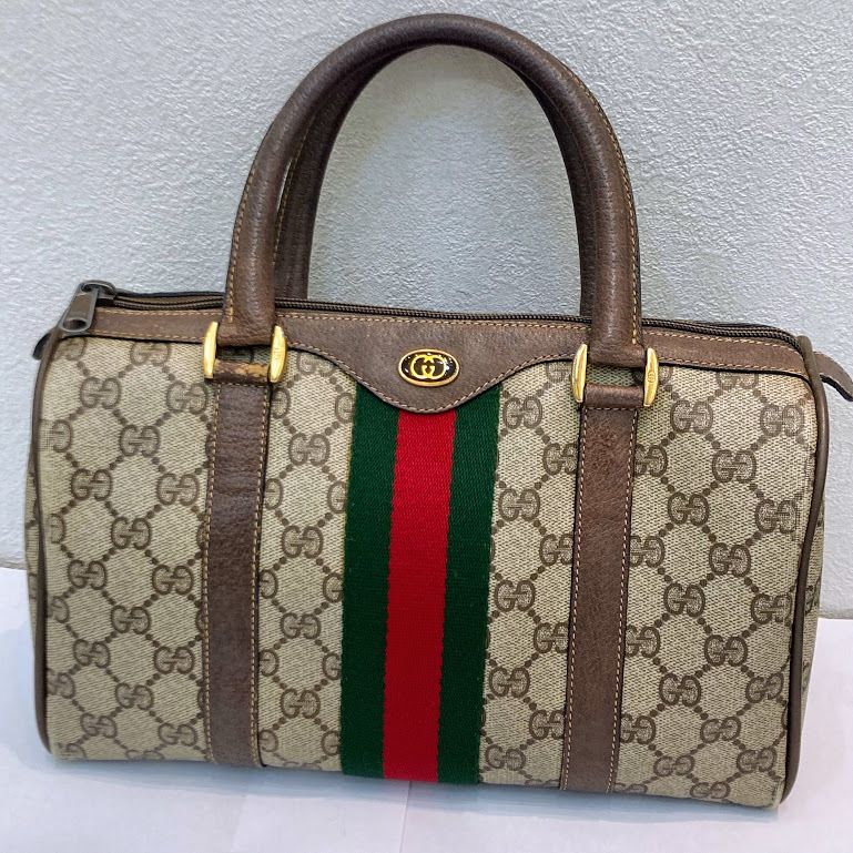 オールドグッチ グッチ GUCCI ハンドバッグ GG ミニボストンバッグ