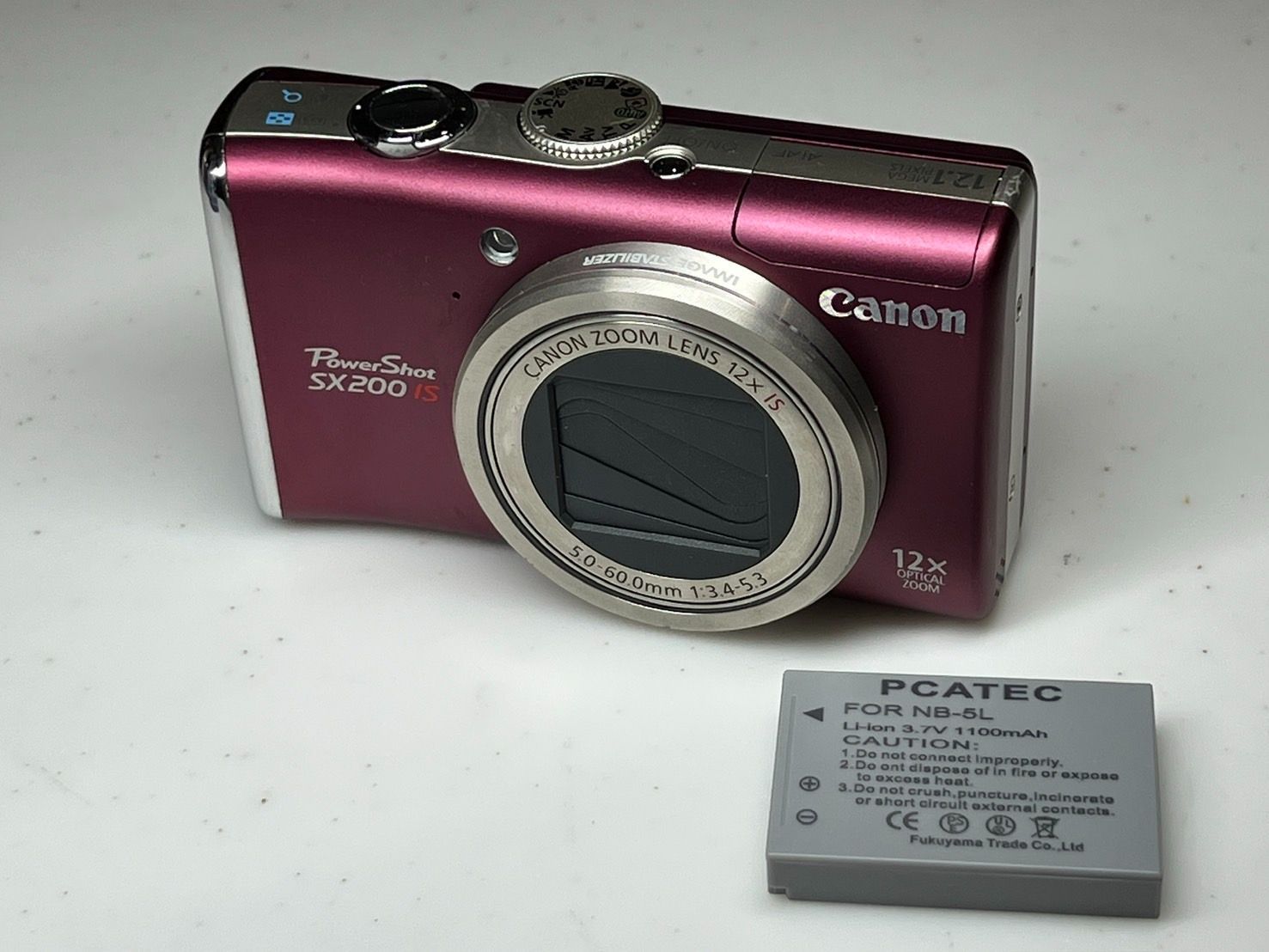 Canon Power shot SX200 IS バッテリー 付き キャノン コンデジ
