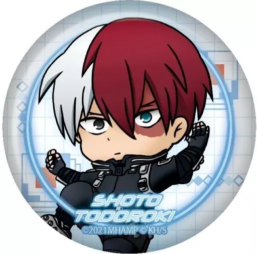 中古】バッジ・ピンズ 轟焦凍 「僕のヒーローアカデミア とじコレ 缶