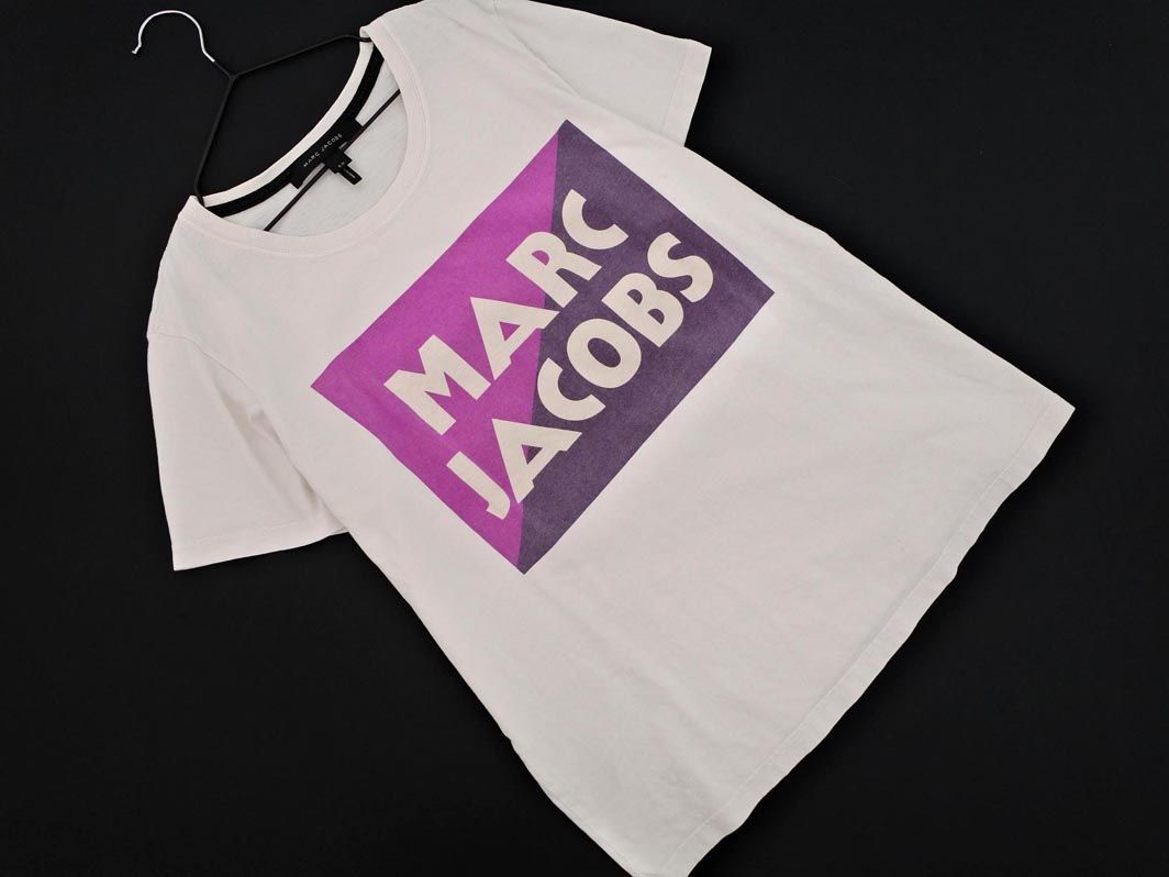 MARC JACOBS マークジェイコブス プリント Tシャツ sizeS/白 ■◆ レディース