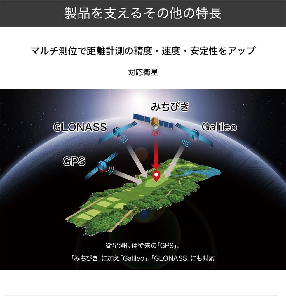 ISO9001認定工場生産 GPSゴルフナビ