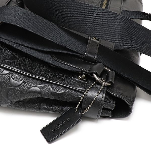 COACH コーチ ショルダー コーチ ショルダーバッグ F67355 レザー ブラック メンズ COACH - メルカリ