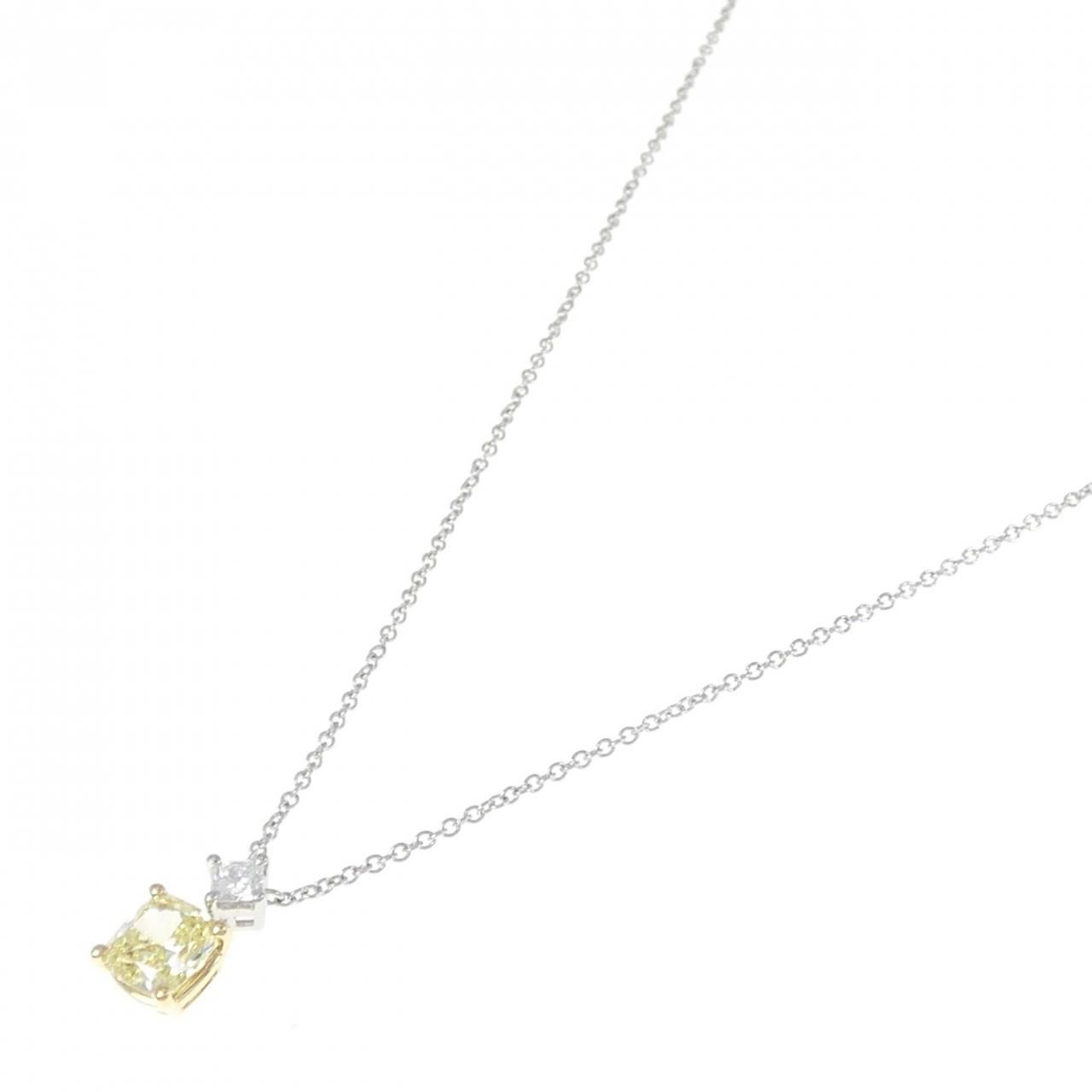 Tiffany ルシダ　ネックレス　値下げ中 TIFFANY&Co. 新品同様 ティファニー ルシダスクエア ダイヤ 1P