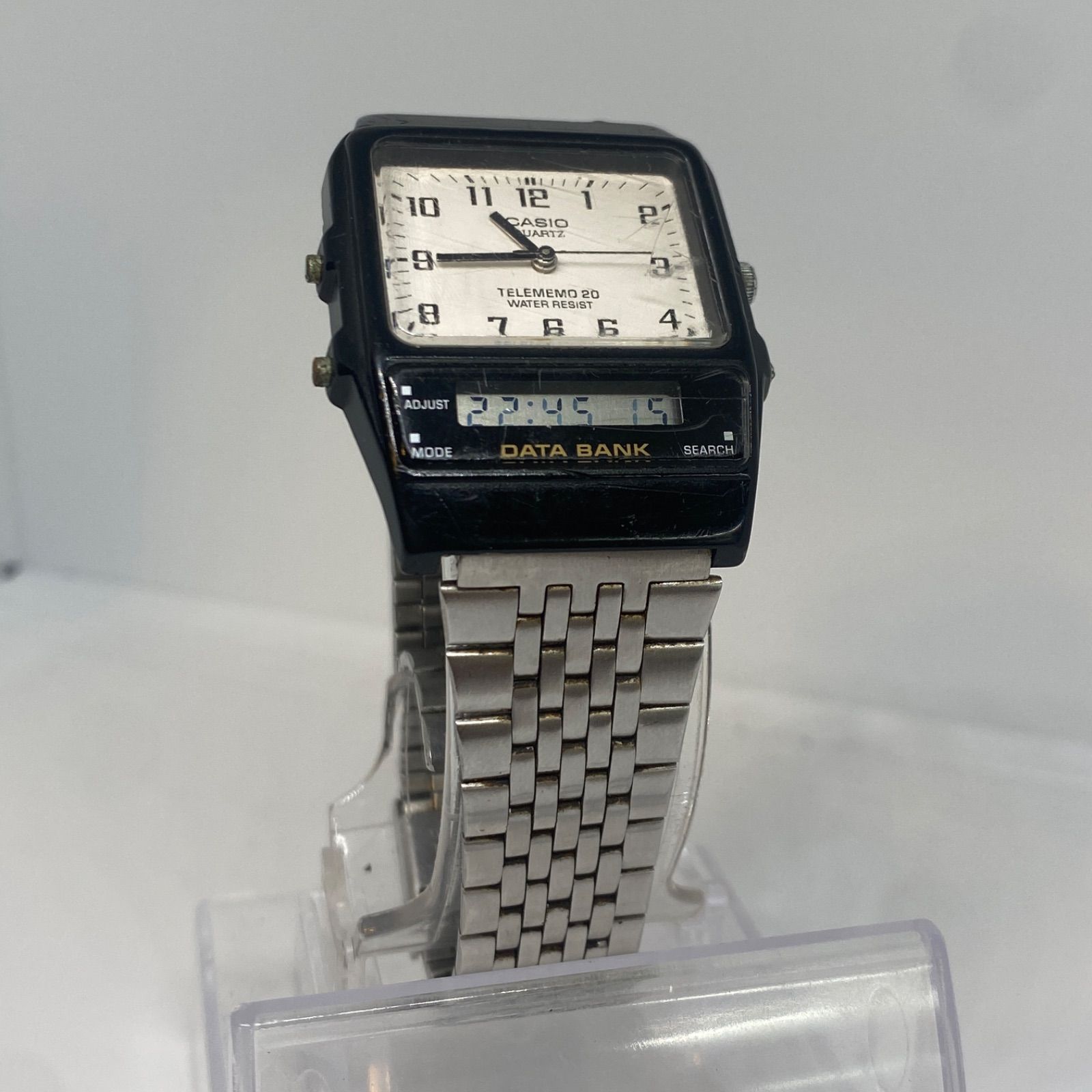 激レア デッドストック CASIO AB-10W ヴィンテージカシオ アナデジ CASIO カシオ AB-10W 腕時計 アナデジ メンズ - メルカリ