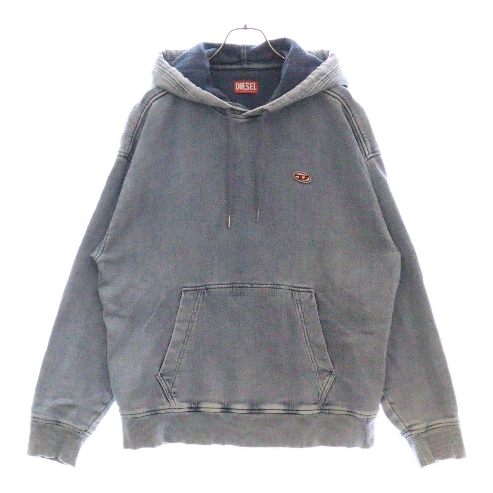 DIESEL (ディーゼル) D-UM-RIB-NE Sweatshirt デニム プル