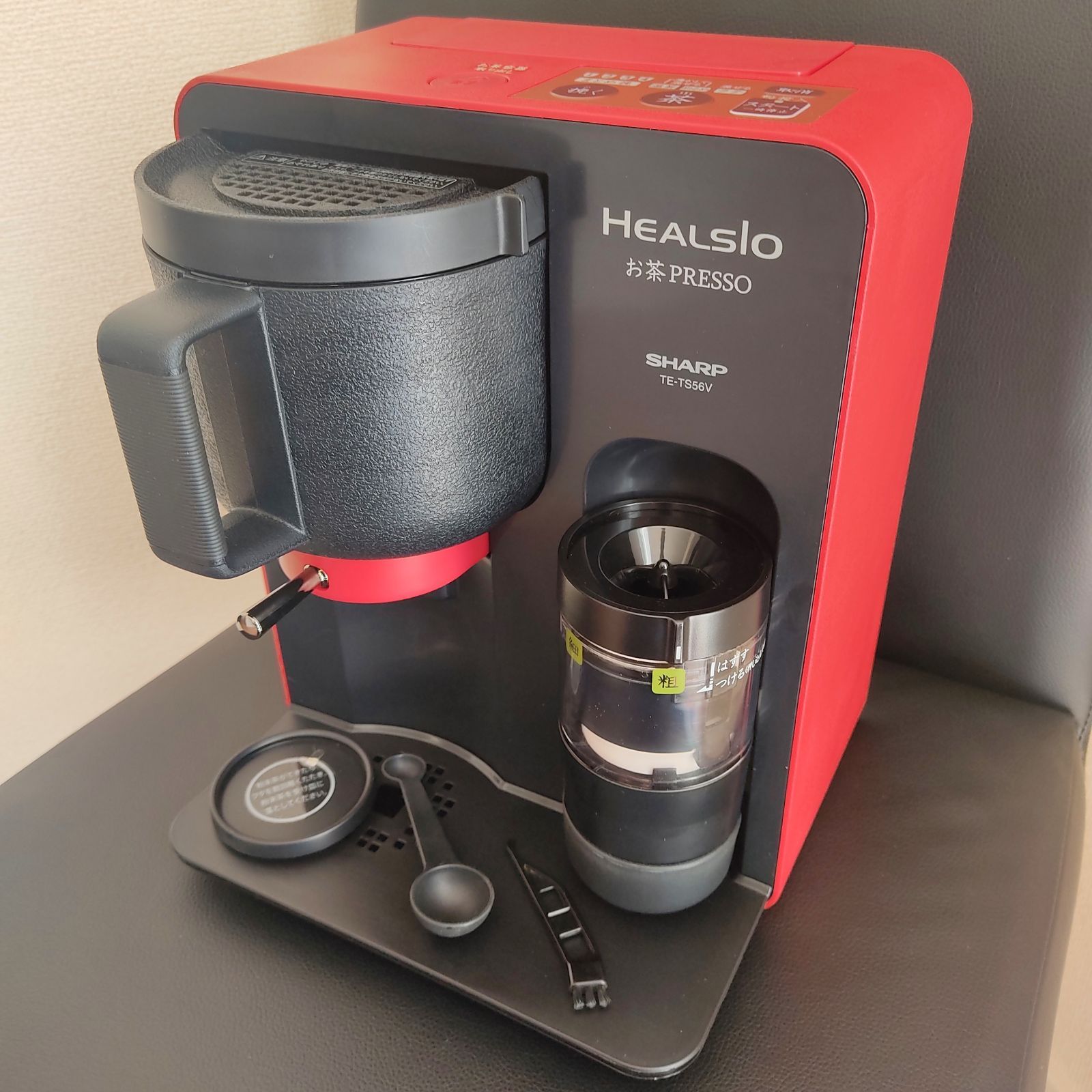 Amazon | SHARP ヘルシオお茶プレッソ レッド系 湯ざまし機能