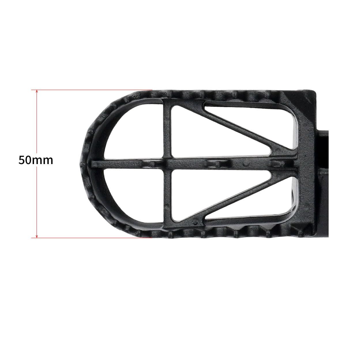 送料無料 ジータレーシング ZETA RACING KLX125|D-TRACKER125DJEBEL250|250XCDR250|350S|R ワイドフットペグ クロモリ Mid 前後幅約50mm 安定ライディング スタンディング 排泥性 クロモリ鋼