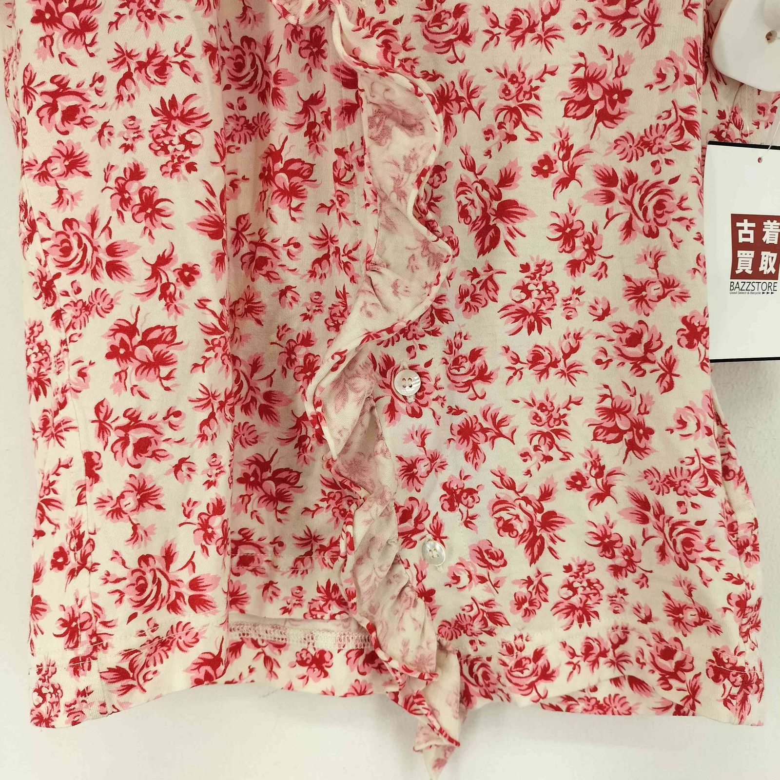 tricot COMME des GARCONS 花柄フリルブラウス tricot COMME des GARCONS 花柄フリルブラウス