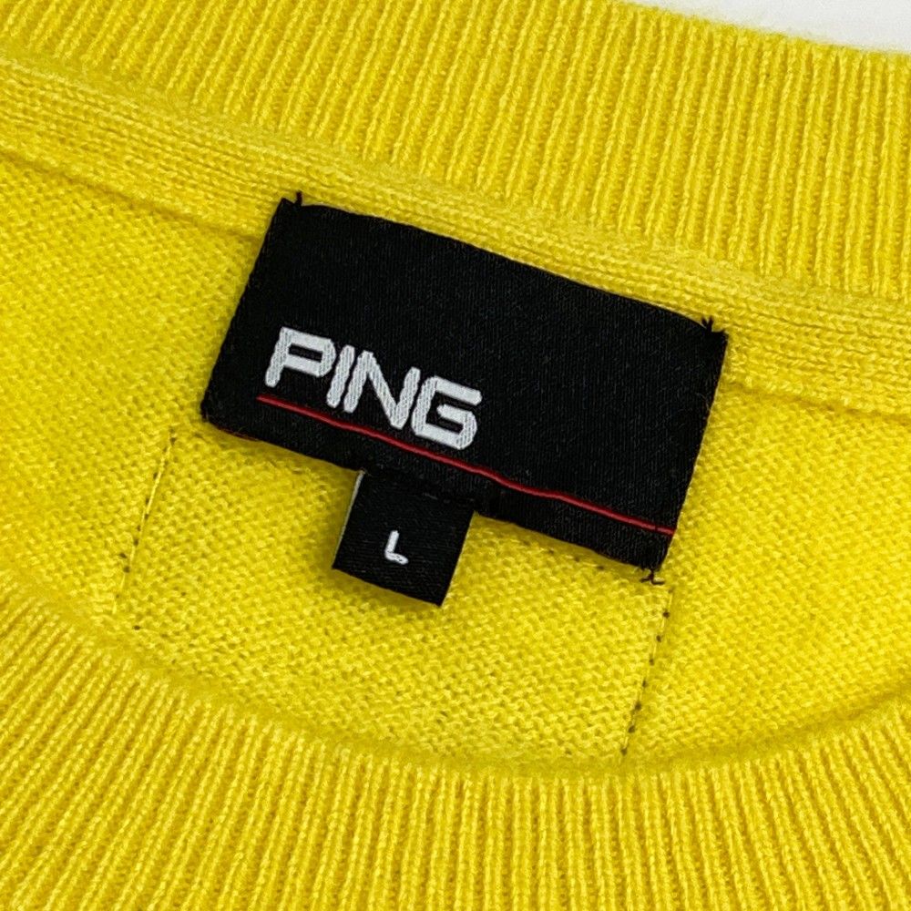 ピン ニット PING サイズ：L PING ピン カシミヤ 長袖ニットセーター