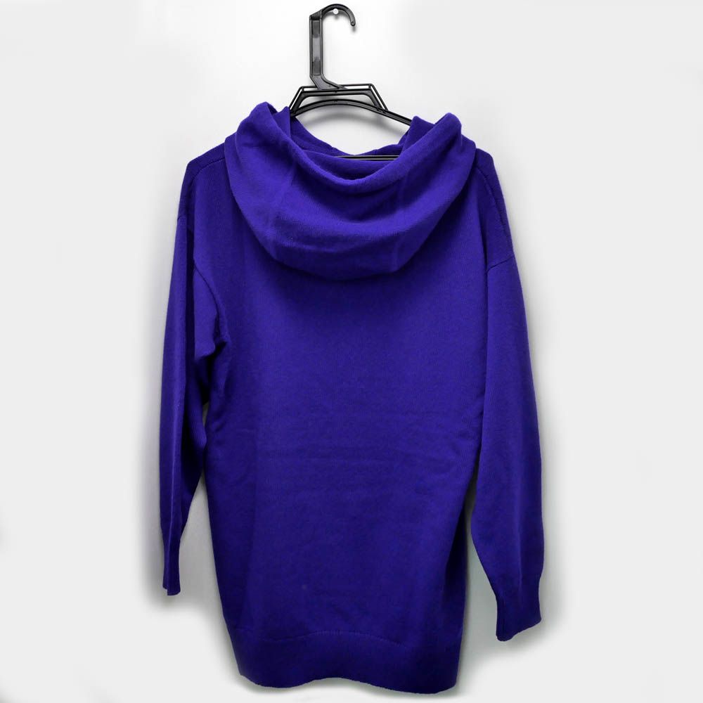 名東 エルメス ニットパーカー アイスクリーム 36サイズ ブルー 4E2628DB カシミヤ レディース