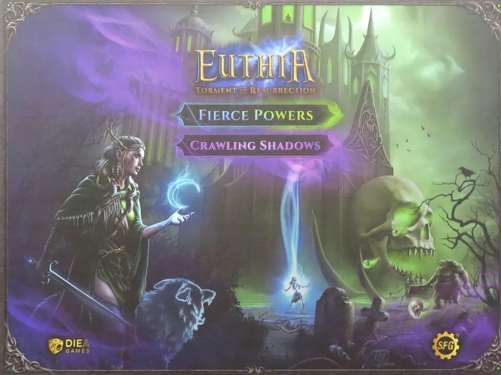 ボードゲーム エウティア 復活の苦悩 フィアース パワーズ＆クローリング シャドウズ 英語版 Euthia Torment of Resurrection - Fierce Powers ＆ Crawling Shadows