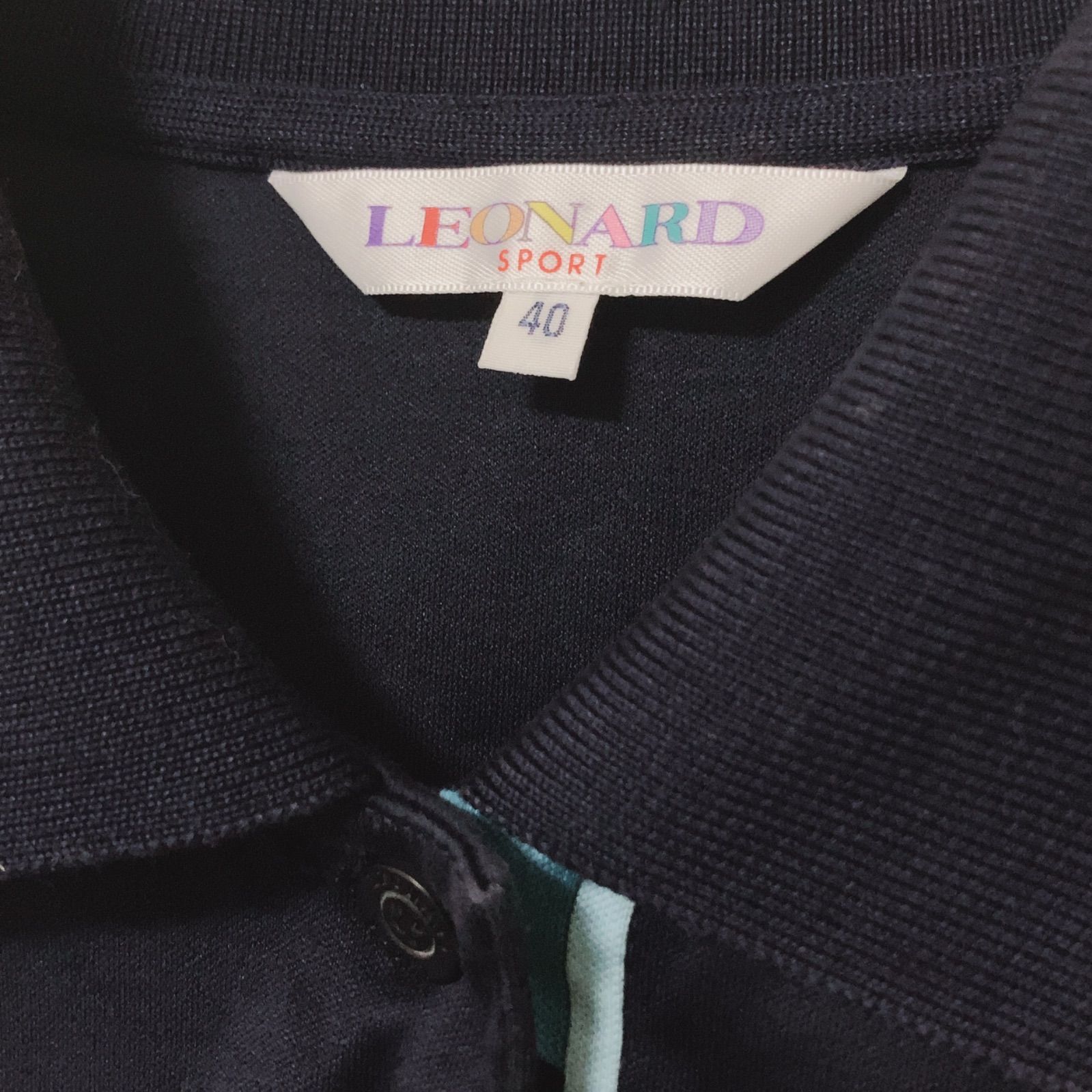 レオナールスポーツ　半袖ポロシャツ RE173 【美品】LEONARD SPORT レオナールスポーツ 半袖
